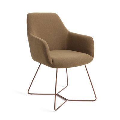 Jesper Home Eetkamerstoel 'Hiroo' Beehive Rose, kleur Willow