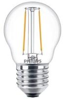 Philips LED filament kogel 2-25W E27 827 P45 helder LED3745
