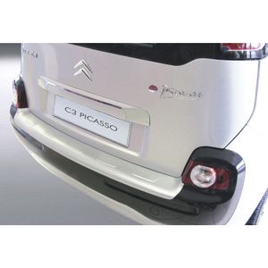 Bumper beschermer passend voor Citroën C3 Picasso Zilver GRRBP180S