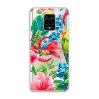 Papegaaien: Xiaomi Redmi Note 10 Lite Transparant Hoesje