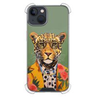 iPhone 13 mini shockproof hoesje - Luipaard hipster iPhone 13 mini shockproof hoesje - Luipaard hipster