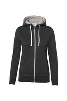 Hakro 255 Women's hooded jacket Bonded - Anthracite/Silver - M