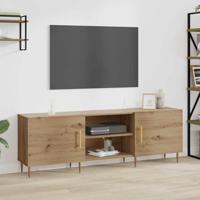 TV-kast artisanaal eikenkleurig 150 x 30 x 50 cm Bewerkt hout