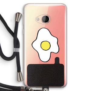 Spiegelei: HTC U Play Transparant Hoesje met koord