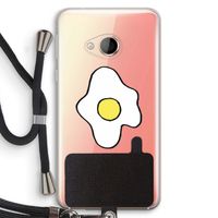 Spiegelei: HTC U Play Transparant Hoesje met koord