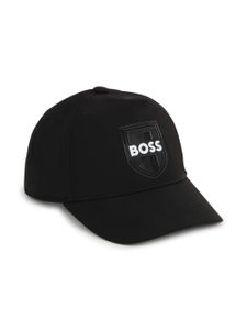 BOSS Kidswear casquette à logo appliqué - Noir