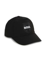 BOSS Kidswear casquette à logo appliqué - Noir - thumbnail