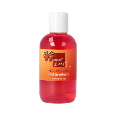 Erotische Massageolie Nature Body 100 ml Aardbei