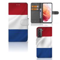 Samsung Galaxy S21 | Bookstyle Case | Nederlandse Vlag