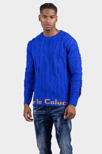 Carlo Colucci C11706 14 Sweater Heren Blauw - Maat S - Kleur: Blauw | Soccerfanshop
