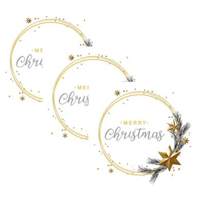 Kerst thema servetten - 60x st -? wit Merry Christmas - 33 x 33 cm - kerstdiner - kerstservetten