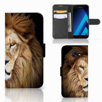 Samsung Galaxy A5 2017 | Telefoonhoesje | Met pasjeshouder | Leeuw