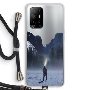 Wanderlust: Oppo A95 5G Transparant Hoesje met koord