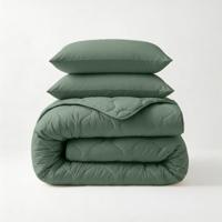 Wasbaar Lazy Dekbed Zonder Overtrek - Zonder Overtrek - Groen - Dekbed-Discounter.nl