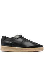 Buttero baskets Crespo en cuir - Noir