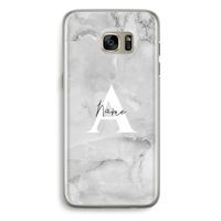 Ivory Marble: Samsung Galaxy S7 Edge Transparant Hoesje