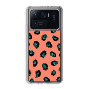 Pink Cheetah: Xiaomi Mi 11 Ultra Transparant Hoesje