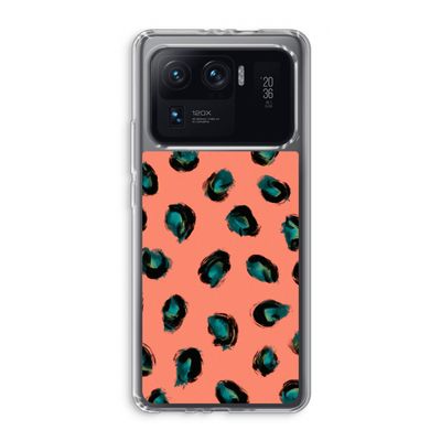 Pink Cheetah: Xiaomi Mi 11 Ultra Transparant Hoesje