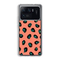 Pink Cheetah: Xiaomi Mi 11 Ultra Transparant Hoesje
