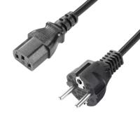 Adam Hall 4 STAR PKD 0300 eurokabel C13-Schuko 3 mm x 1,5 mm 3 m