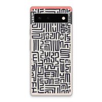 Moroccan Print: Google Pixel 6 Transparant Hoesje