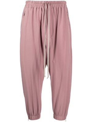 Rick Owens pantalon court à lien de resserrage - Rose