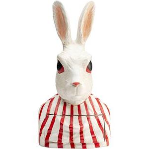 Kare Design opberger - konijn - wit en rood