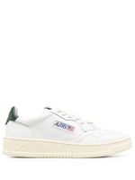 Autry baskets 01 en cuir - Blanc