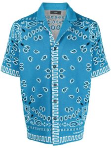 Alanui chemise à motif cachemire - Bleu