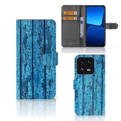 Xiaomi 13 Pro | Book Style Case | Wood Blue