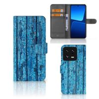 Xiaomi 13 Pro | Book Style Case | Wood Blue