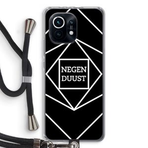 Negenduust geometrisch: Xiaomi Mi 11 Transparant Hoesje met koord