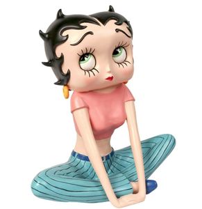 Betty Boop Zittend Gekruiste Benen Beeld Groot