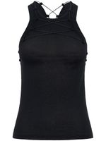 Dion Lee débardeur Lock en coton - Noir