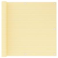 VidaXL Balkonscherm 90x500 cm hdpe beige VidaXL Balkonscherm 90x500 cm hdpe beige
