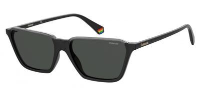 Polaroid zonnebril 6126/S vierkant cat.1 polycarbonaat zwart