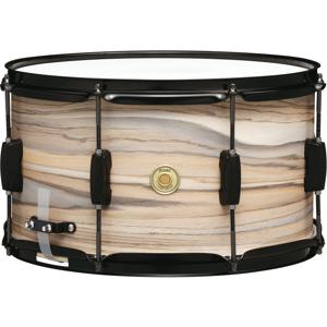 Tama WP148BK-NZW Woodworks Natural Zebrawood 14 x 8 inch snaredrum