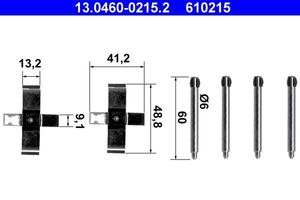 Accessoireset, schijfremblok 13046002152