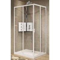 Novellini Lunes 2.0 hoekinstap A m. schuifdeuren 84/87x195cm chroom/helder LUNA841K Novellini Lunes 2.0 hoekinstap A m. schuifdeuren 84/87x195cm chroom/helder LUNA841K