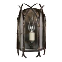 Limehouse Antieke muurlampGothic 28cm - gepolijst nikkel (N) - 732