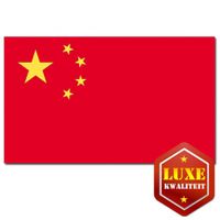 Feestartikelen Luxe vlag van China