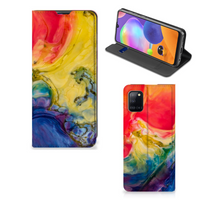 Bookcase Samsung Galaxy A31 Watercolor Dark