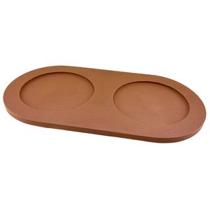 pino Voerbak-onderlegger Serving Tray Zand, foxy terra solid, Maat: L