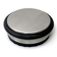 Dulimex Deurstopper vloermodel losse schijf Ø92x40 mm RVS finish