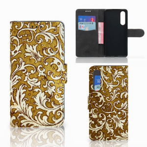 Wallet Case Huawei P30 Barok Goud