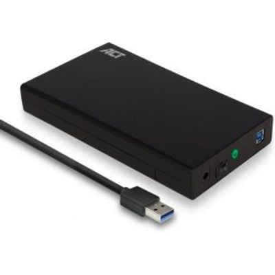 ACT 3,5 inch SATA harde schijf behuizing, schroefloos, USB 3.2 Gen1