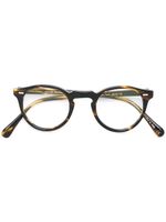 Oliver Peoples lunettes "Gregory Peck" - Marron