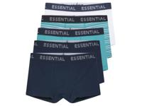 pepperts! 5 kinder boxers (Marineblauw/wit/groen, 146/152)