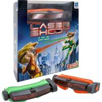 Gioco da tavolo - MEGABLEU - Laser Shoot - Duello laser con maschere e vite da perdere