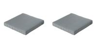 Lounge zit Basic grey 73 cm x 73 cm (2 stuks) Madison - Madison